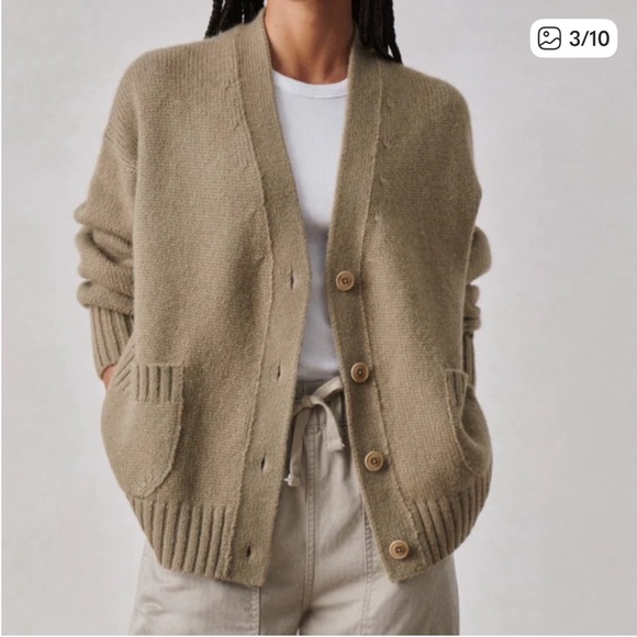 Buck Mason Sweaters - Buck Mason Beige Women's Cardigan